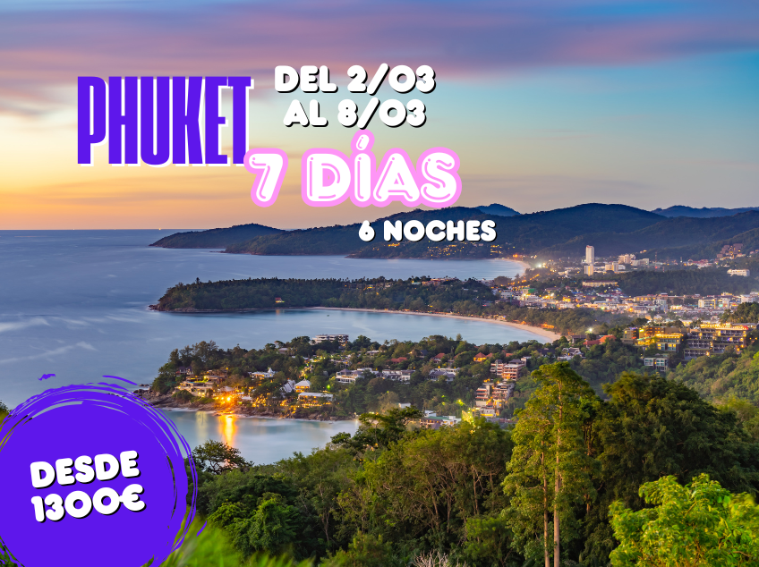 Phuket vuelo más hotel